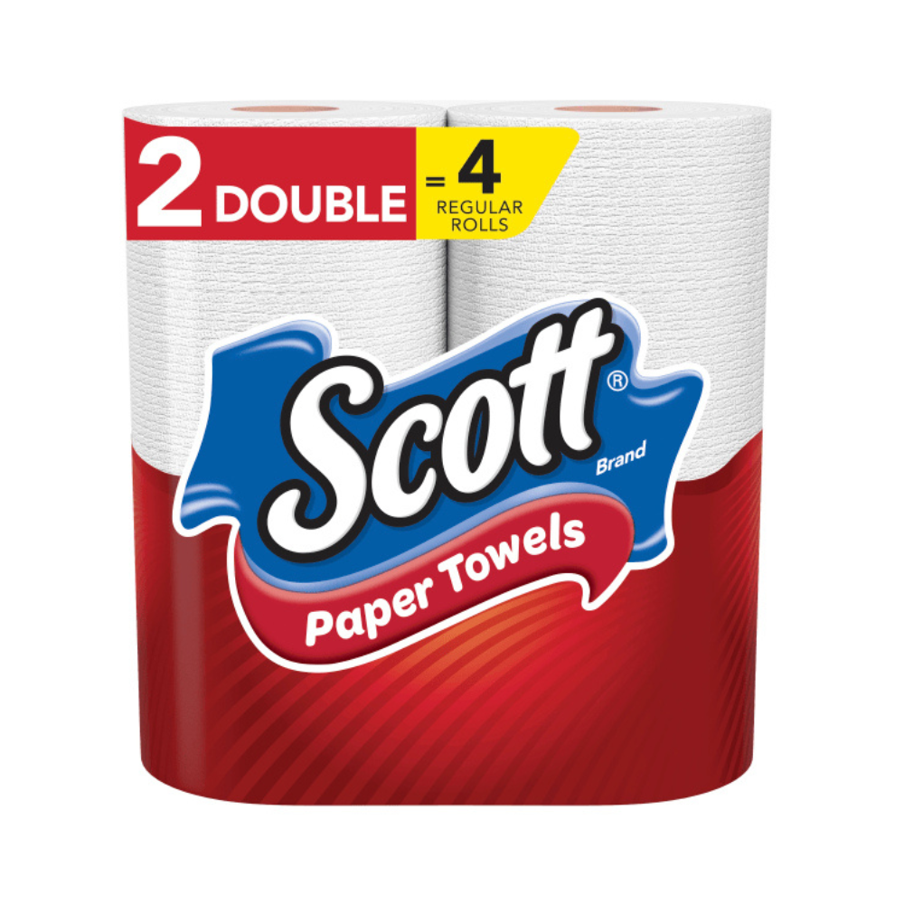 Scott Choose A Sheet Paper Towel 2 Double Rolls (1 Ply (110 Sheets per Roll))