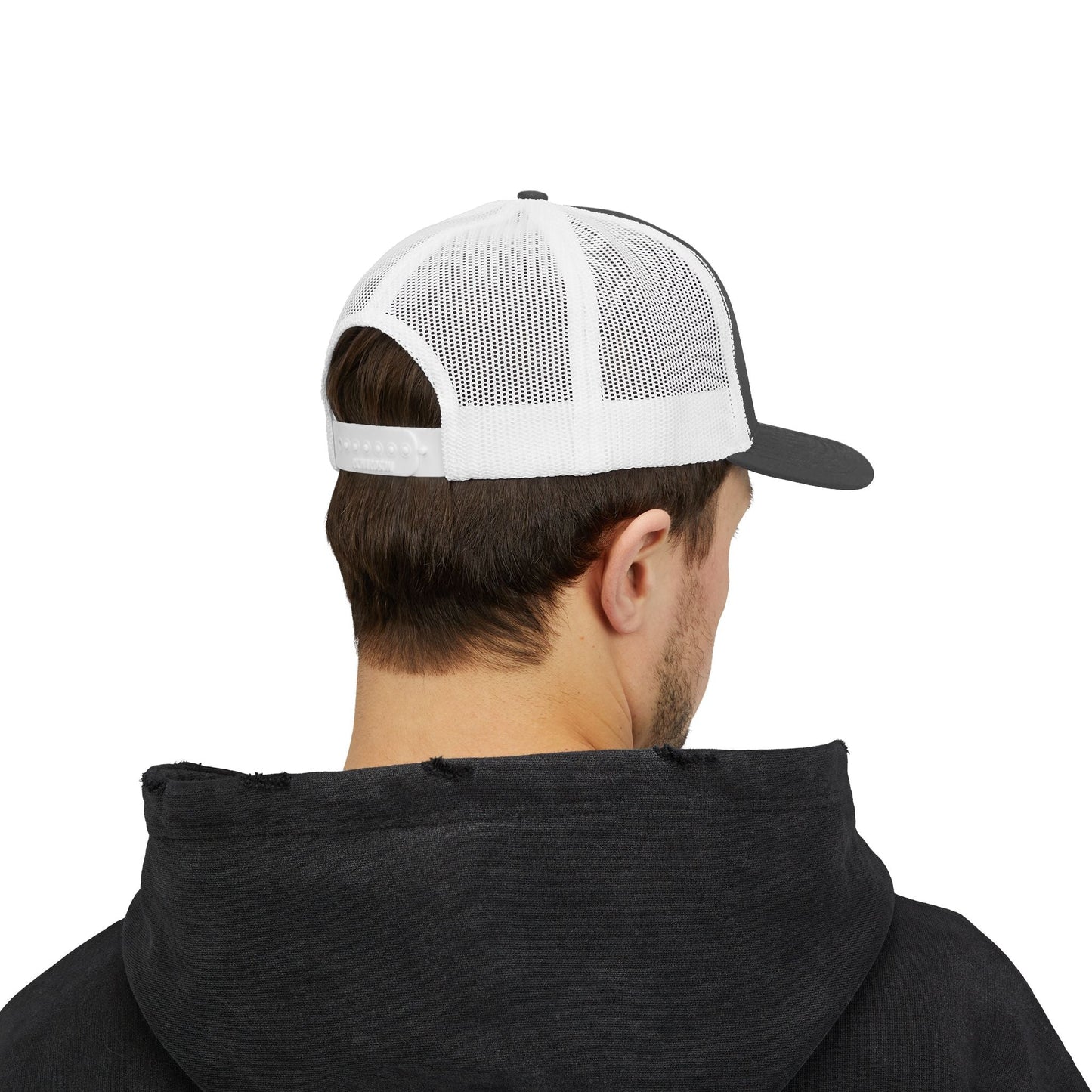 Peace ULP Trucker Cap - Vintage Grey Mesh Snapback Hat