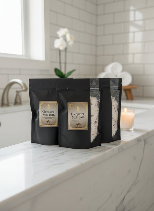Lavender and Hibiscus Milk Bath Soak, Various Options, Cleopatra Milk
