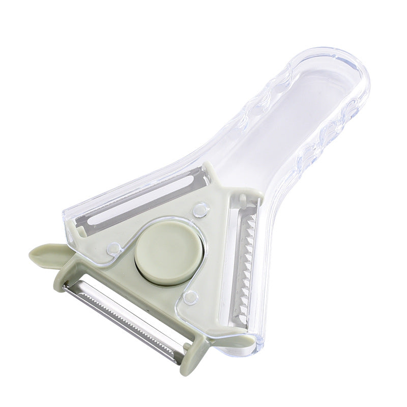 3-in-1 Practical Peeler Grater Three Blade Standard Serrated Fall Prevention Wear-resisting Kitchen Tool
