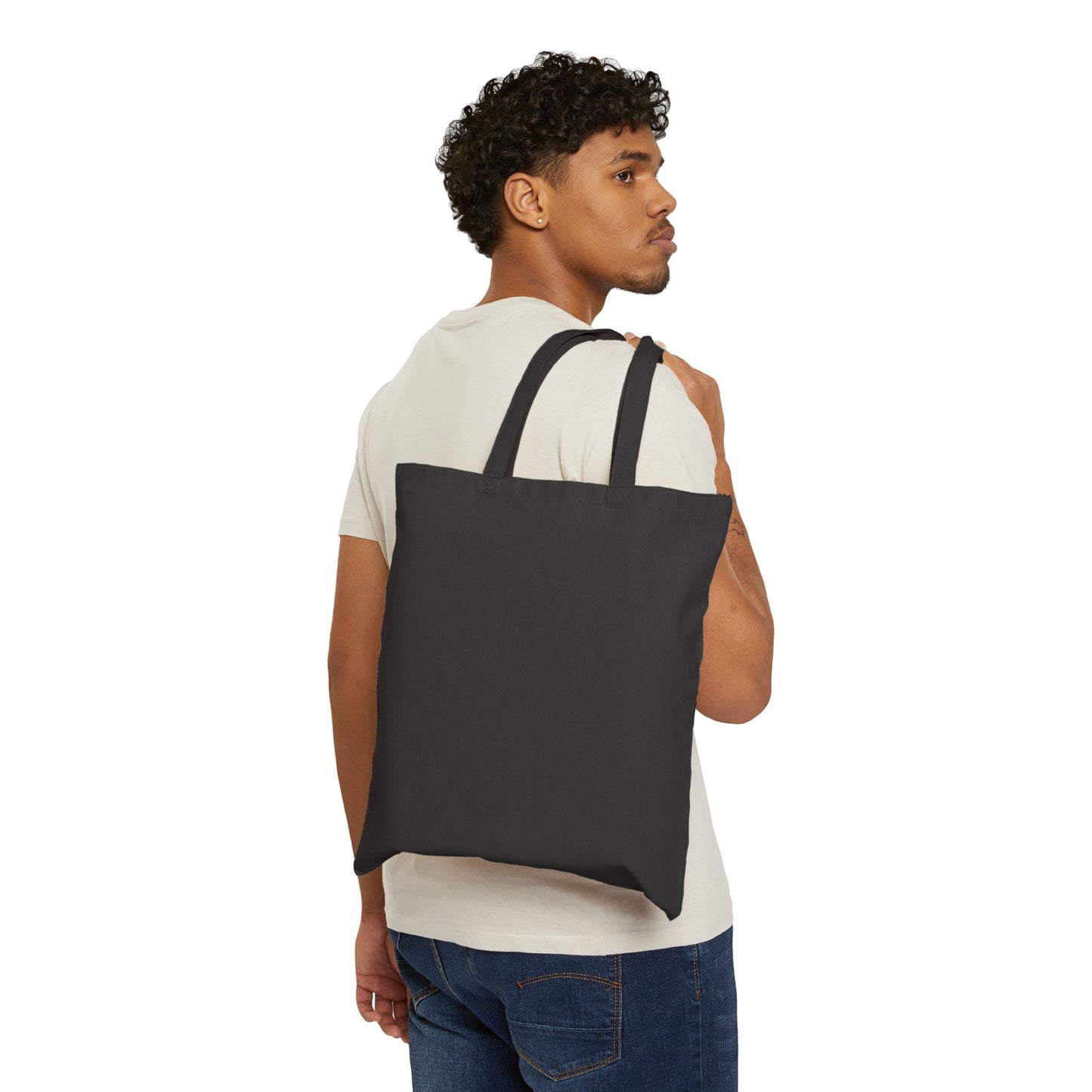 Glitch Tape Graphic Tote | Analog Error retro-tech, VHS static