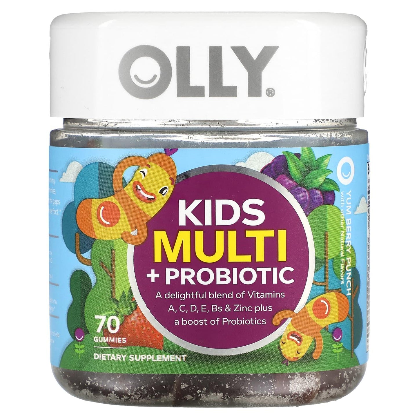 Olly Kids Yum Berry Punch Multi & Probiotic 70 Gummies