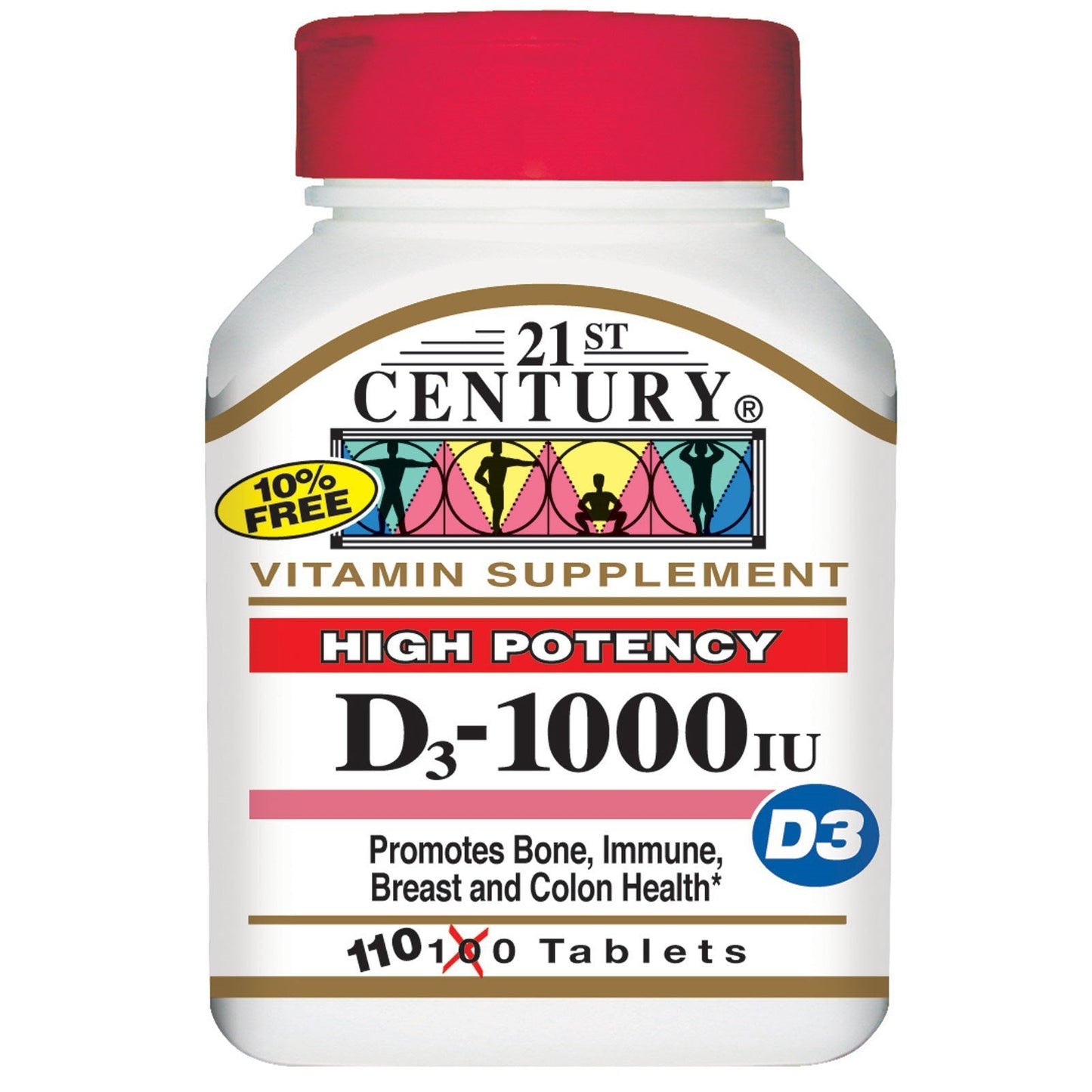 21st Century Vitamin D3 1000 110 Ct