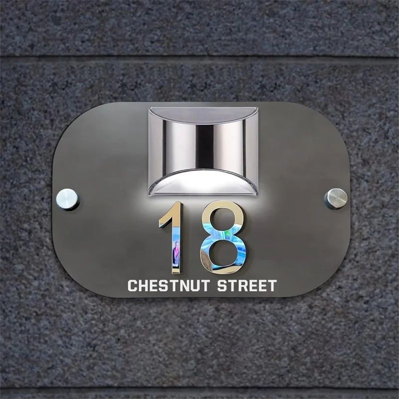 Personalized Acrylic Material House Number