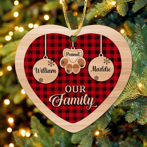 Personalized Christmas Family Ornament - Best Gift For Family - Our Family