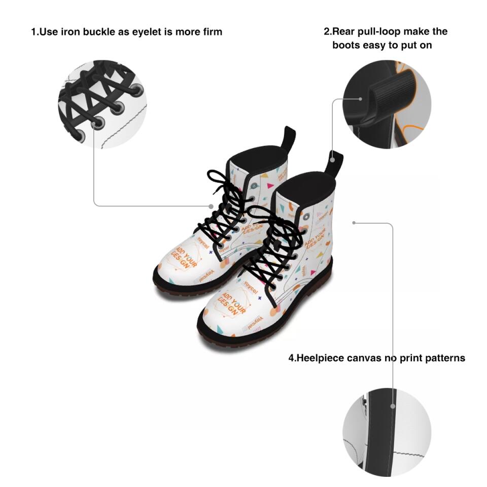 Personalized Horse And Dog Martin Short Boots - Up to 2 Dogs - Gift Idea For Horse/Dog Lovers - Never Walk Alone