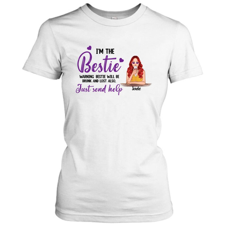 Personalized Best Friends T-shirt - I'm The Bestie -
50P18G