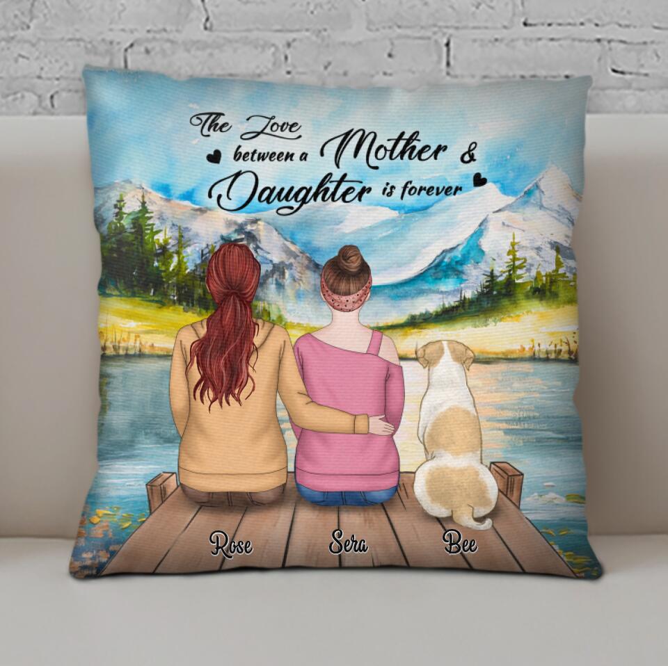 Personalized Mother And Daughter Pillow - Best Gift For Mother's Day - Like Mother Like Daughter - RDBLQY