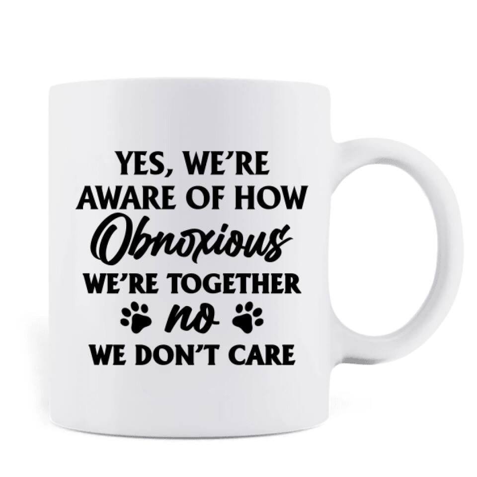 Personalized Bad Cats Coffee Mug - Gift Idea For Cat Lover - Yes, We're Aware Of How Obnoxious