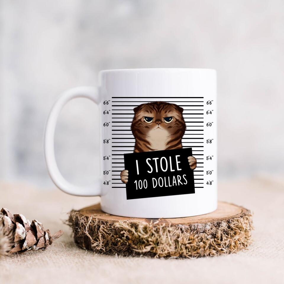 Personalized Bad Cat Coffee Mug - Gift Idea For Cat Lover