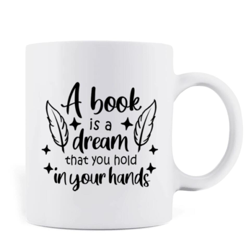 Custom Personalized Reading Pet Mom Coffee Mug - Mother's Day gift for Dog Mom, Cat Lovers - Up to 4 Pets - Best mother’s day gift ideas