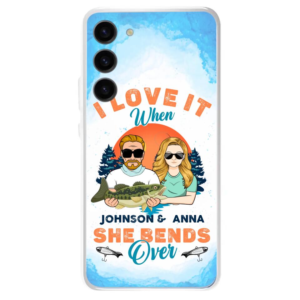 Custom Personalized Fishing Couple Phone Case - Gift Idea For Couple/ Gift To Him/ Her/ Fishing Lover - Case For iPhone/Samsung