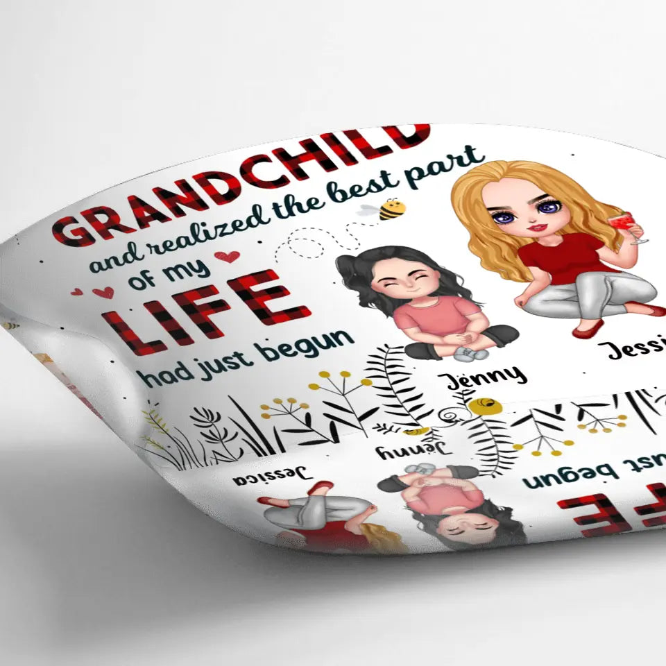 Personalized Grandma Pillow Cover - Gift Idea for Grandma - As I Grew Older I Thought The Best Part Of My Life Was Over