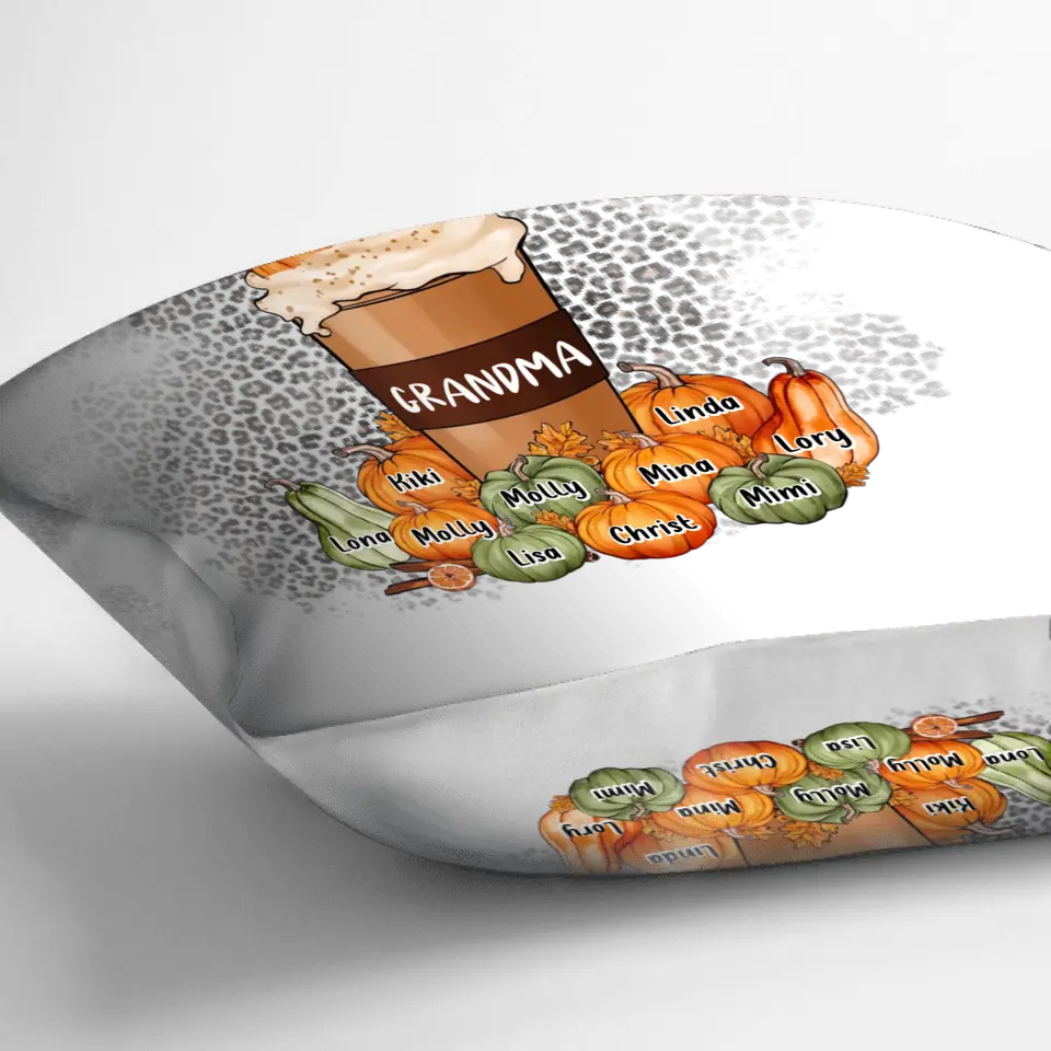 Personalized Grandma Mom Pillow Cover - Gift Idea for Grandma/Halloween - Up to 10 Children