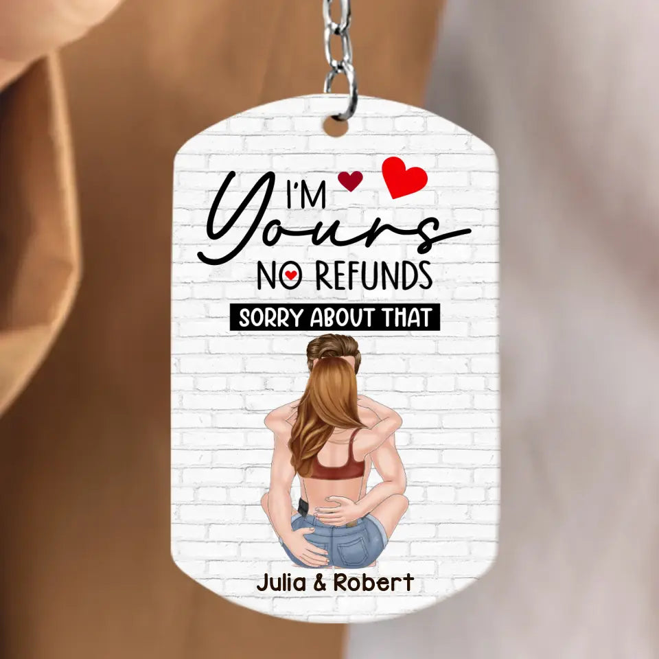 Personalized Couple Aluminum Keychain -
Funny Gift Idea For Couple - From Your Favorite Financial Burden