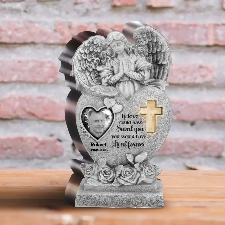 Personalized Memorial Photo Acrylic Plaque - Memorial Gift Idea for Family - If Love Could Have Saved You, You Would Have Lived Forever
