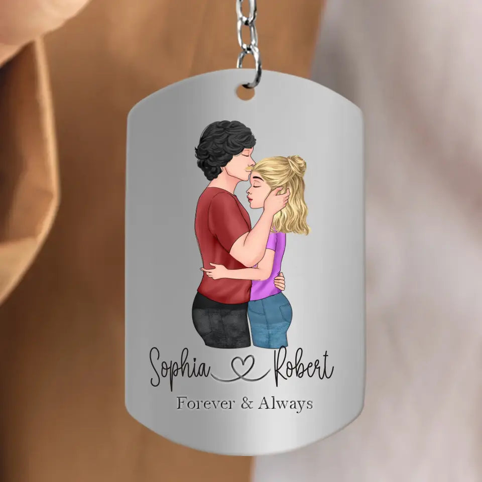 Personalized Couple Aluminum Keychain - Gift Idea For Couple/Valentine's Day - In Case I Don't See It Enough
