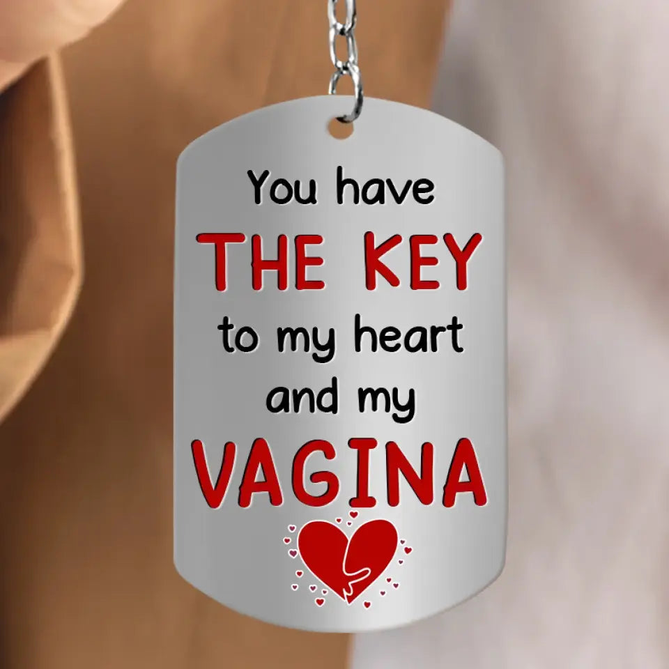 Personalized Couple Aluminum Keychain -
Gift Idea For Couple/Valentine's Day - You Have The Key To My Heart