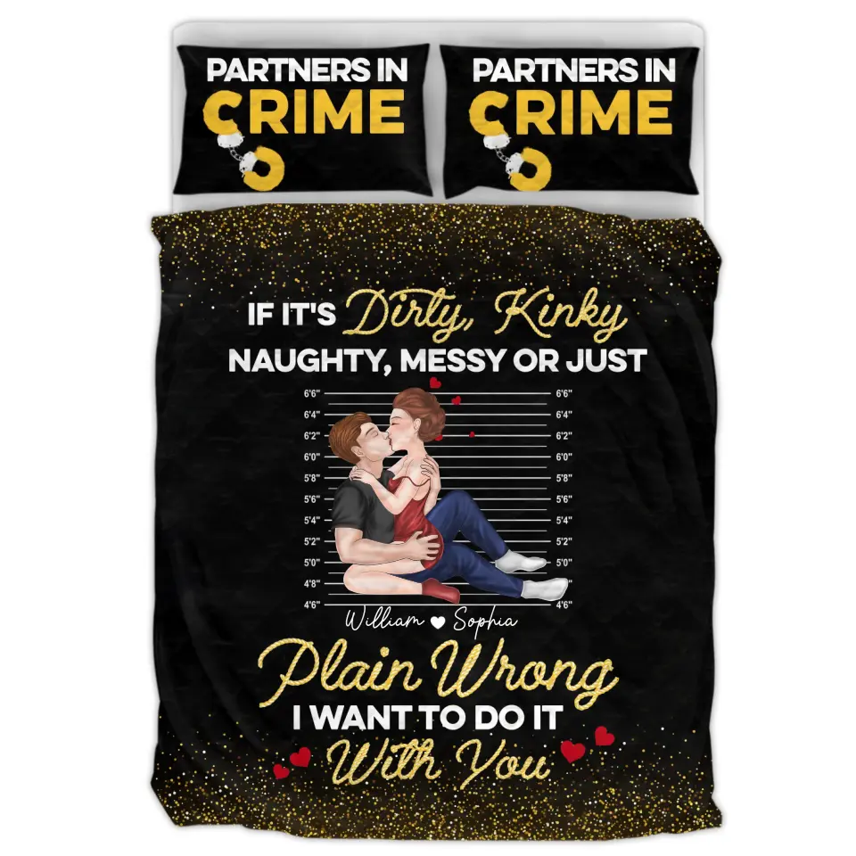 Personalized Couple Quilt Bed Sets - Gift Idea For Couple/Him/Her/Valentine's Day - I Want To Do It With You