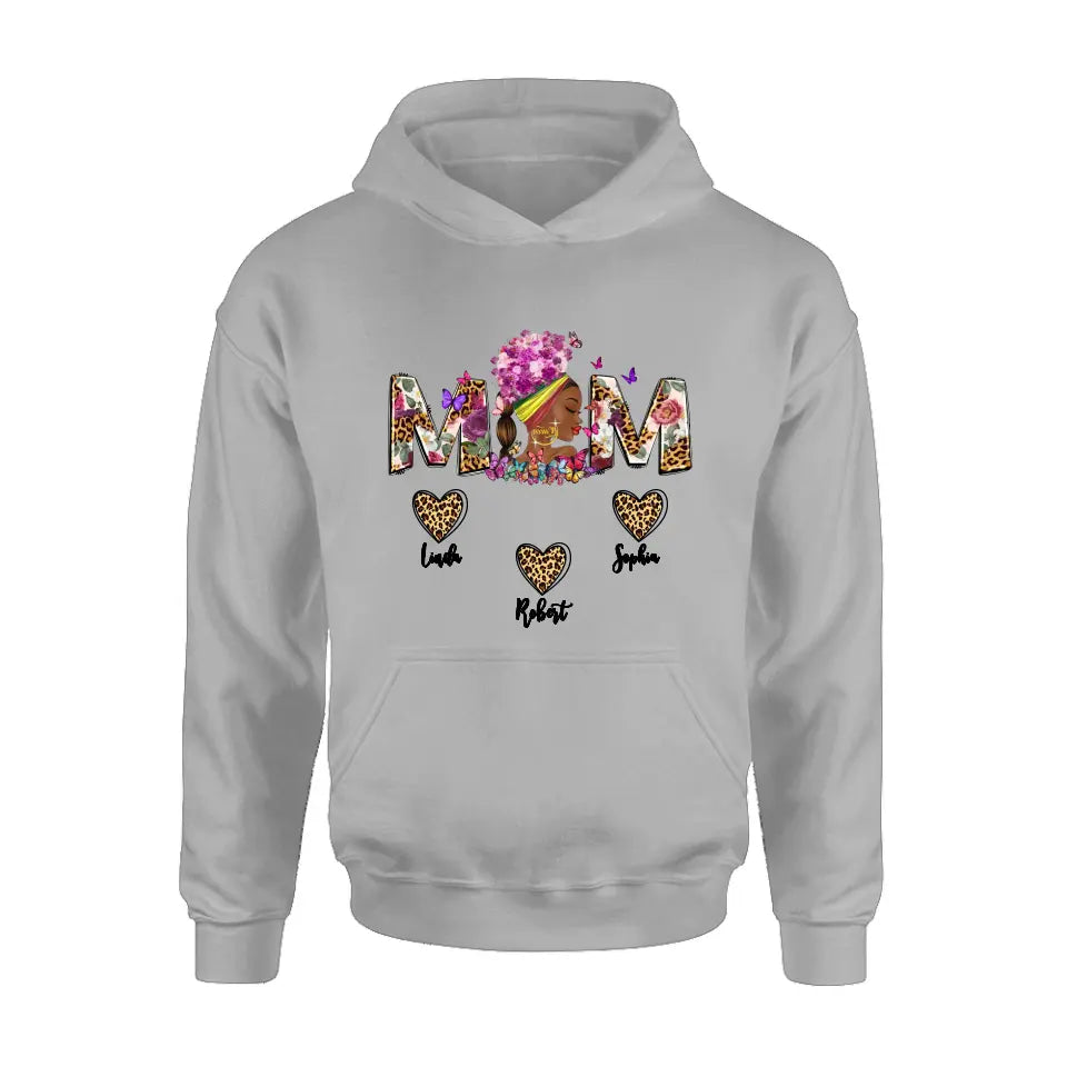 Personalized Mom Shirt/Hoodie - Gift Idea For Mom/Mother's Day - Up to 10 Kids