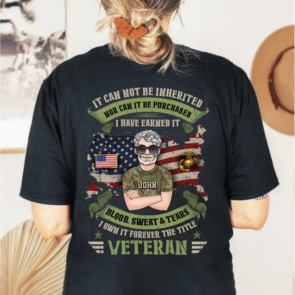 Personalized Veteran Shirt/Hoodie - Gift Idea For Veteran/Father/Family Member - I Own It Forever The Title Veteran