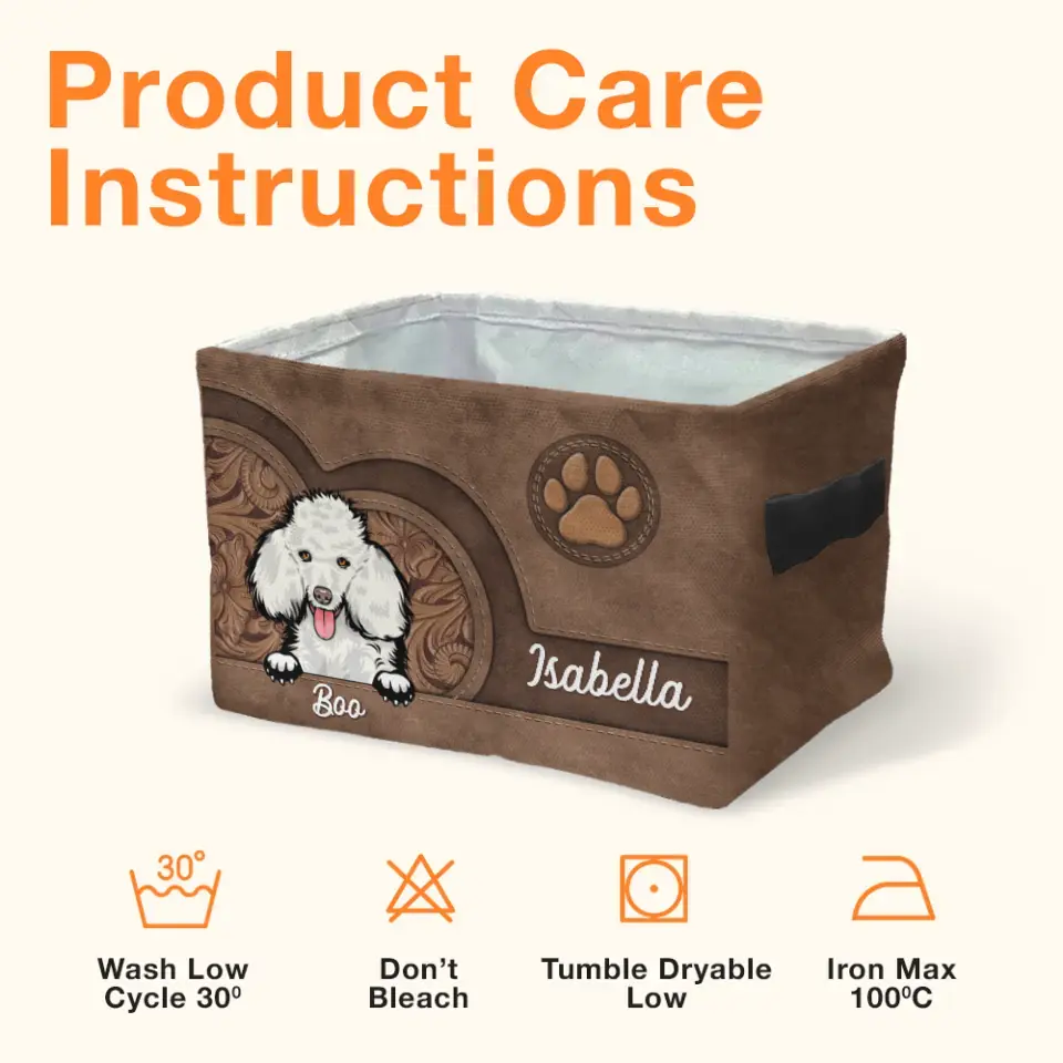 Personalized Dog Storage Box -
Up to 3 Dogs - Mother's Day Gift For Dog Lovers