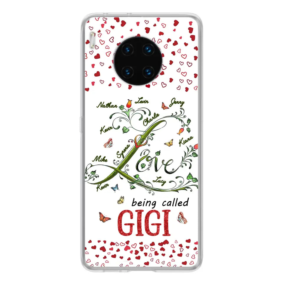 Personalized Grandma Phone Case - Up to 10 Kids - Mother's Day Gift Idea For Grandma - Love Being Called Grandma - Case For Oppo/Huawei/Xiaomi