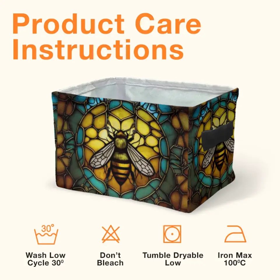 Custom Personalized Honey Bee Storage Box - Animal Decorations Gift Idea