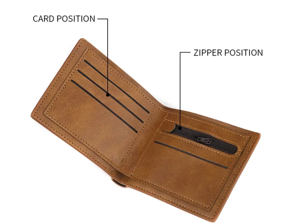 Personalized Dad Leather Wallet - Up to 4 Kids - Father's Day Gift Idea For Dad/Husband - This Wallet Belongs To The World's Best Dad