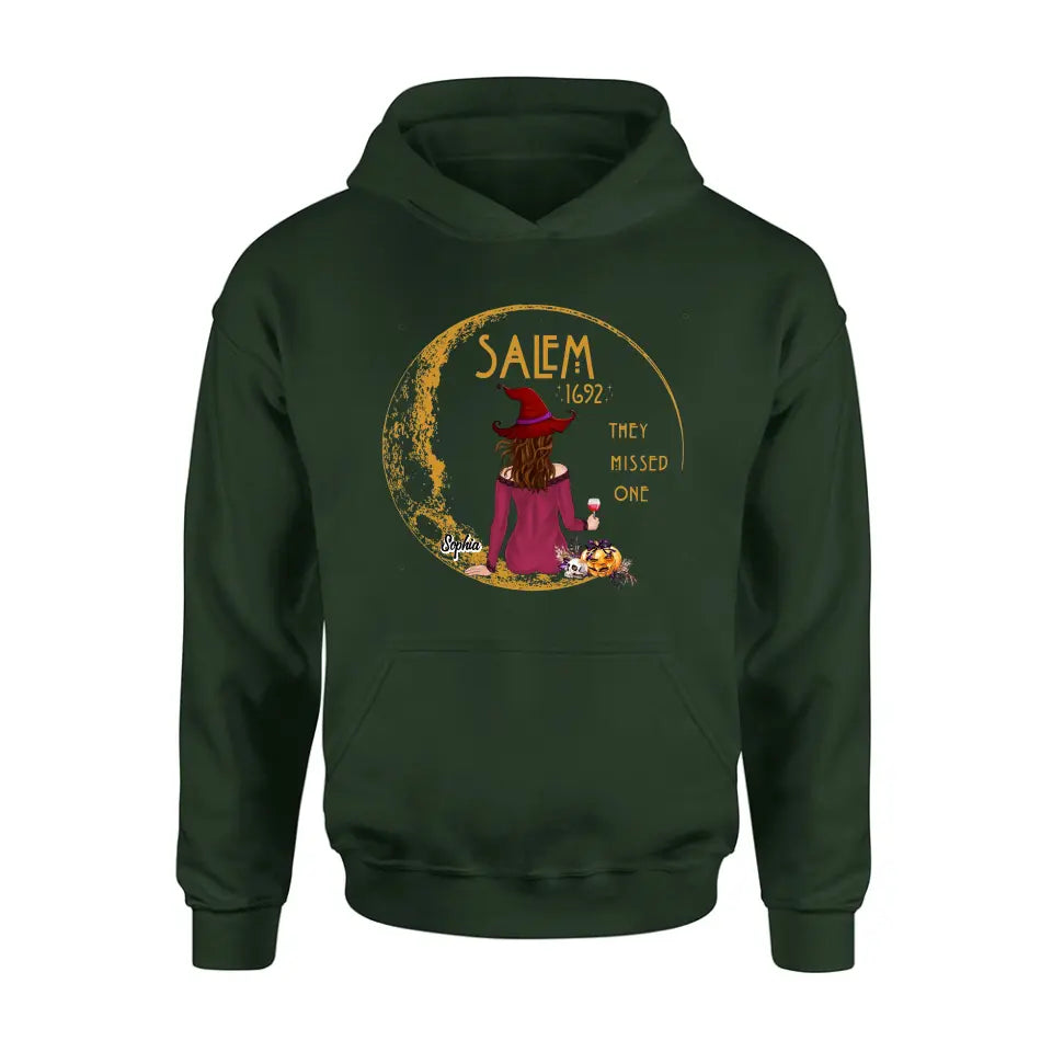 Personalized Salem 1692 Witch T-shirt/Long Sleeve/Sweatshirt/Hoodie - Gift Idea For Halloween - They Missed One
