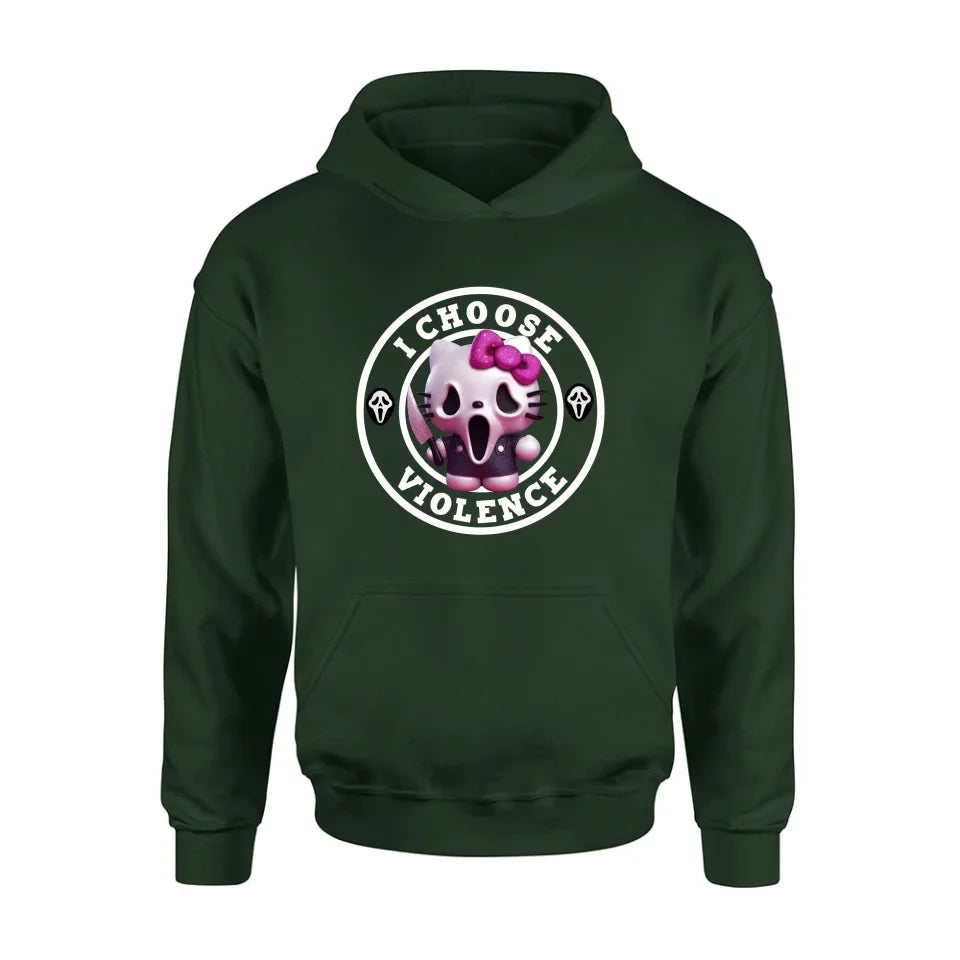 Personalized I Choose Violence Shirt/Hoodie - Halloween Gift Idea