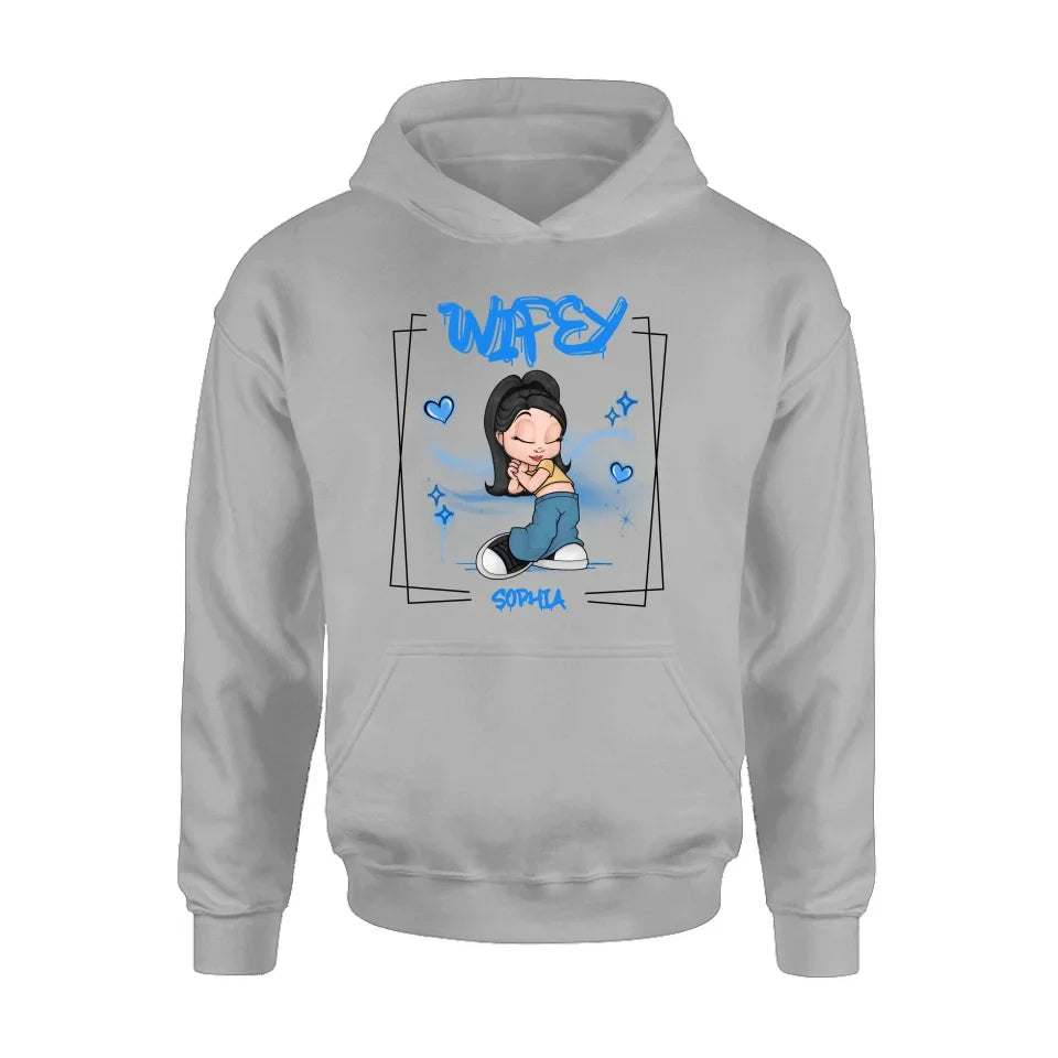 Personalized Hubby Wifey Y2K Couple T-shirt/Long Sleeve/Sweatshirt/Hoodie - Gift Idea For Couple