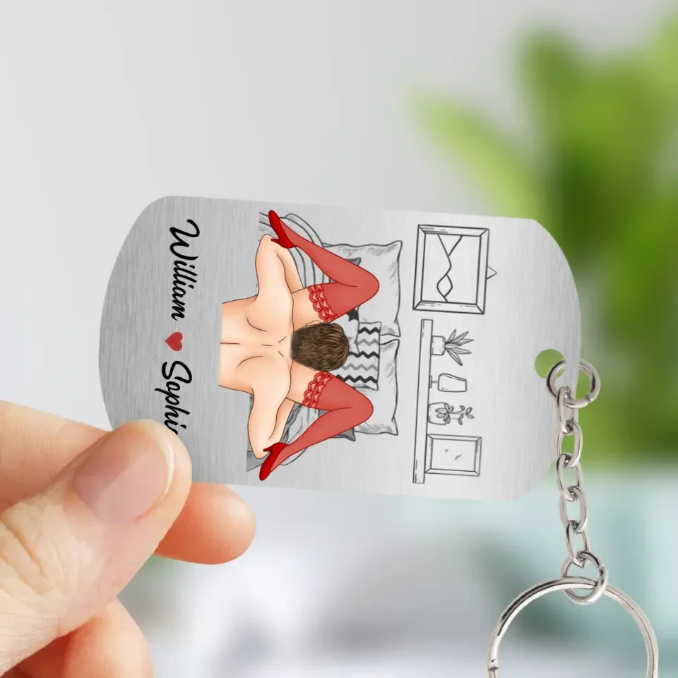 Personalized Couple Aluminum Keychain - Christmas/Valentine's Day/Birthday Gift For Couple - Need You Here With Me