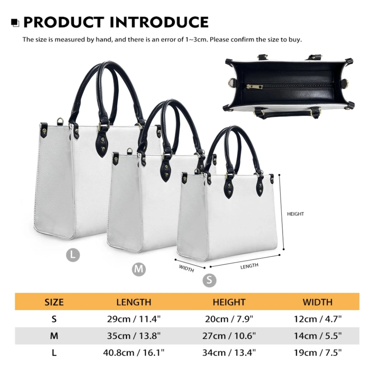 Personalized Mom PU Leather Handbag With Long Straps - Mother's Day Gift To Mom/ Grandma From Kids