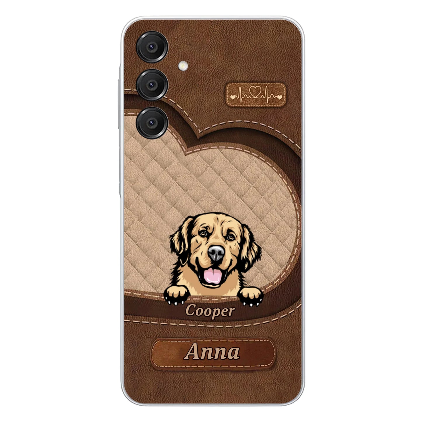 Custom Personalized Dog Phone Case - Gift Idea For Dog Lovers - Case For iPhone And Samsung