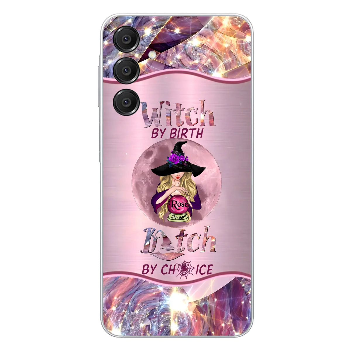 Personalized Witch Phone Case - Halloween Gift Idea For Witch Lovers - Case For iPhone/Samsung - Witch By Birth Bitch By Choice