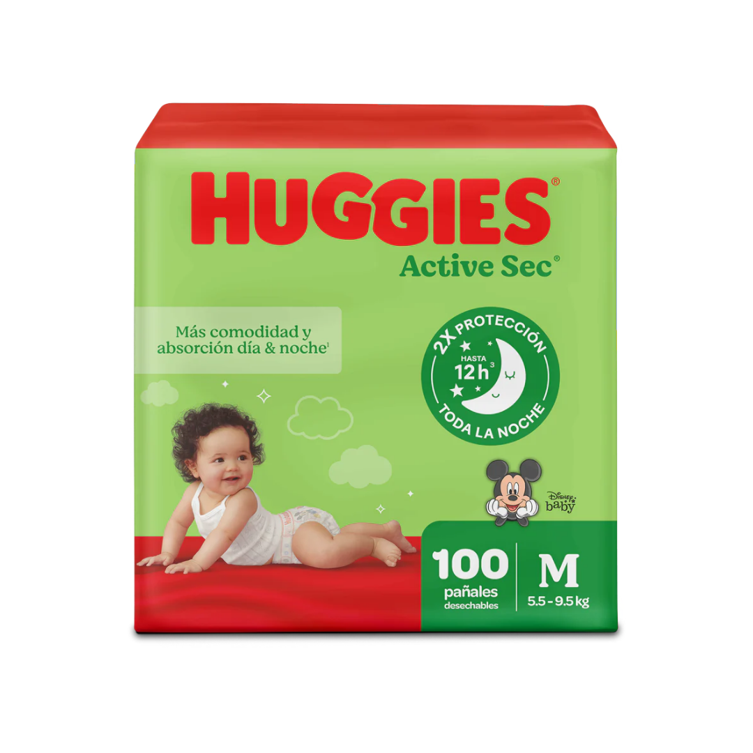 Huggies Active Sec Diapers Size 3 (36 Count)