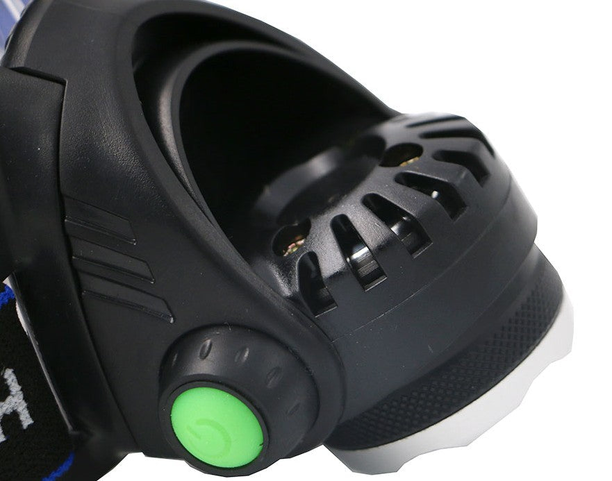 3800LM XM-L T6 LED Headlamp Zoomable Headlight Waterproof Torch Flashlight