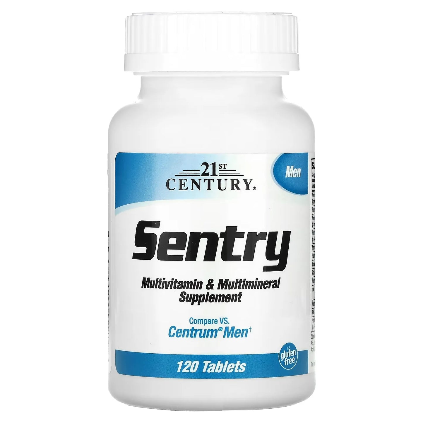 21st Century Sentry Men – Multivitamin & Multimineral Supplement (120 Tablets)