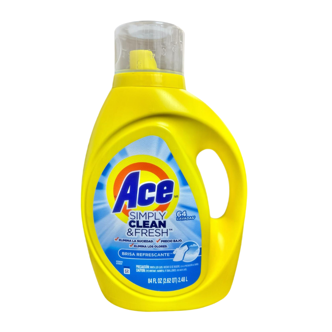 Ace Liquid Laundry Detergent Simply Brisa Refrescante (84 oz)