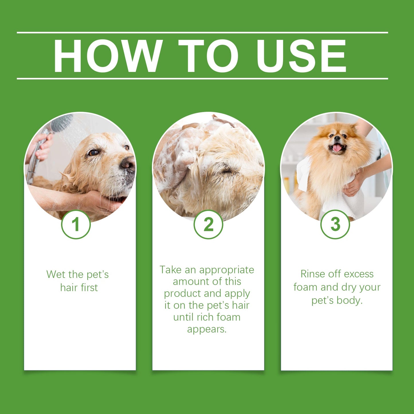 Pet Wash & Care 2-In-1 Dog & Cat Stay Fragrant Body Wash Pet Hair Cleaning Body Wash