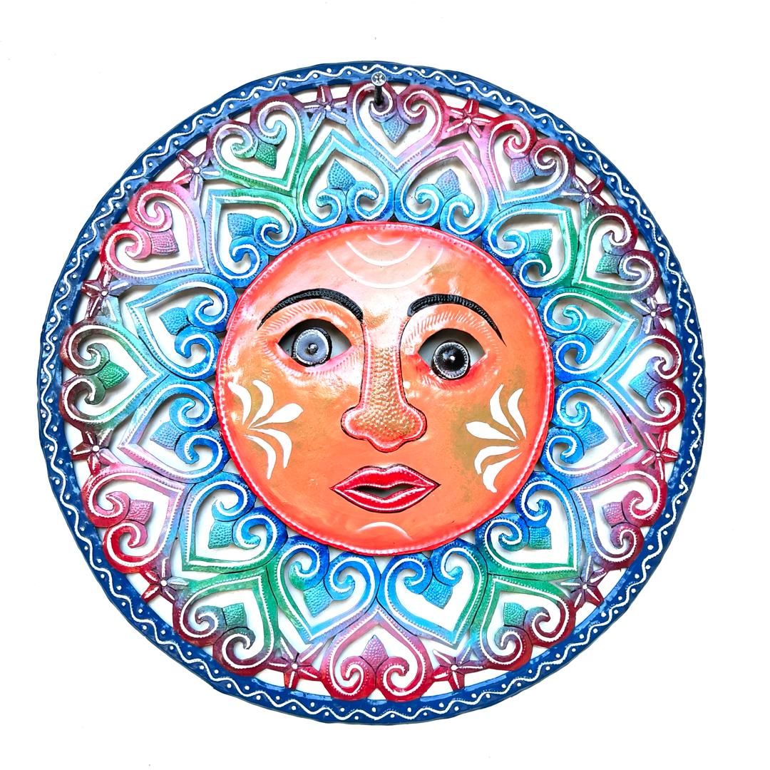 Large Orange and Blue Sun