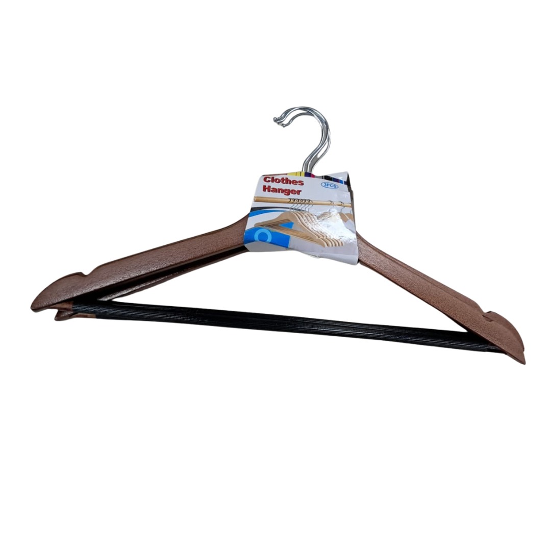 Wooden Hangers, 3 pk (AA2024‑0520)