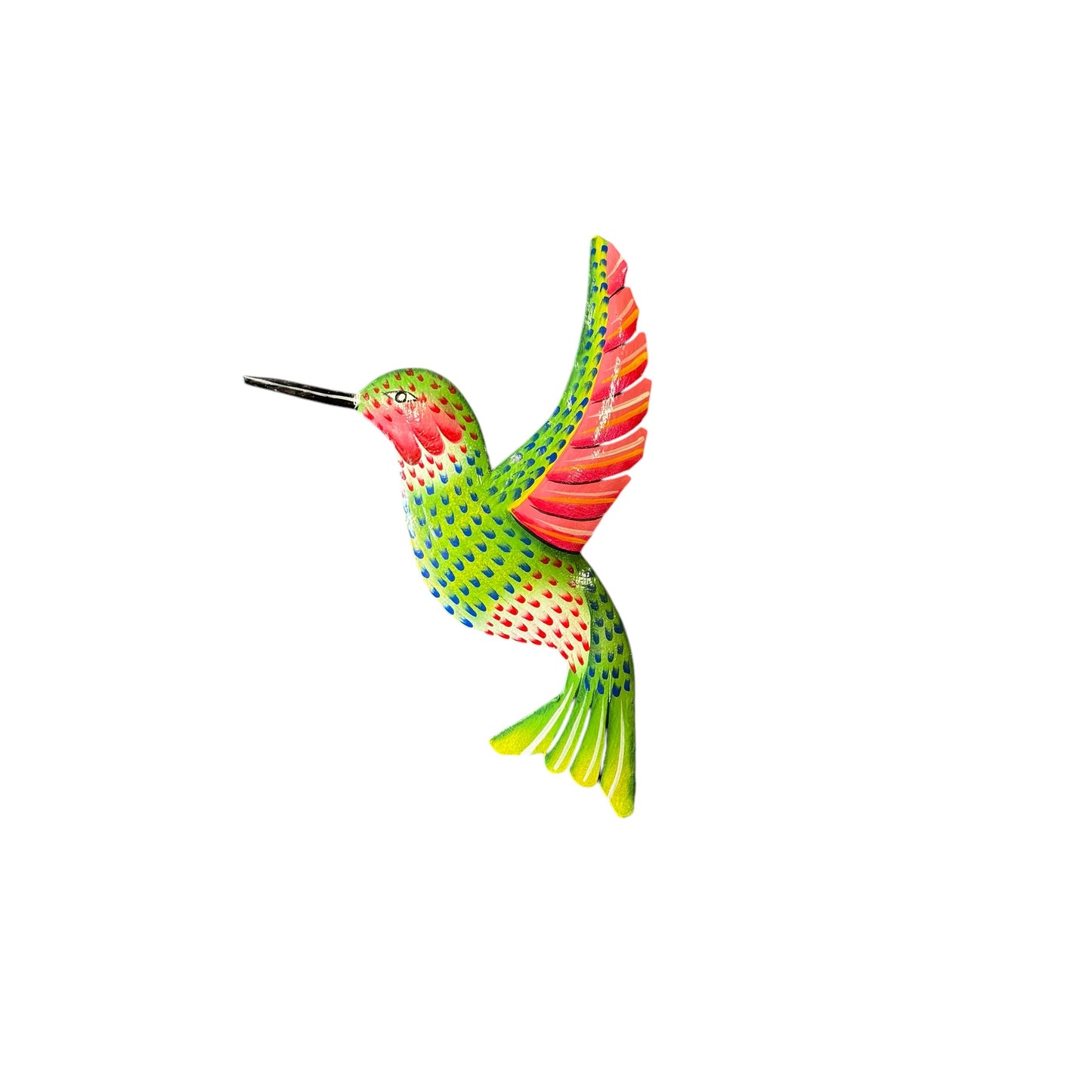 Small Green and Red Hummingbird