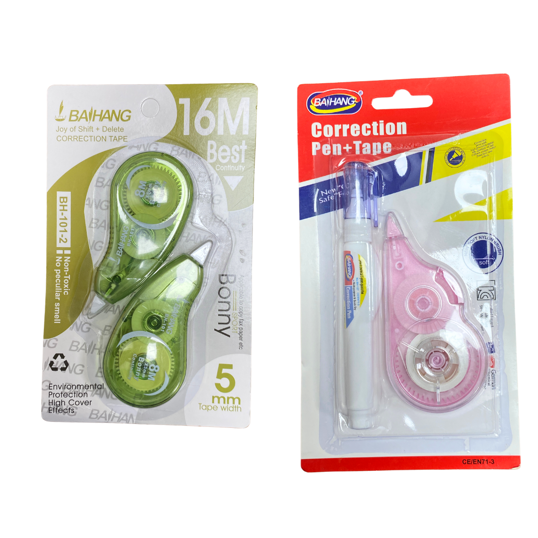 Lápiz corrector 2 pk o cinta correctora 2 pk