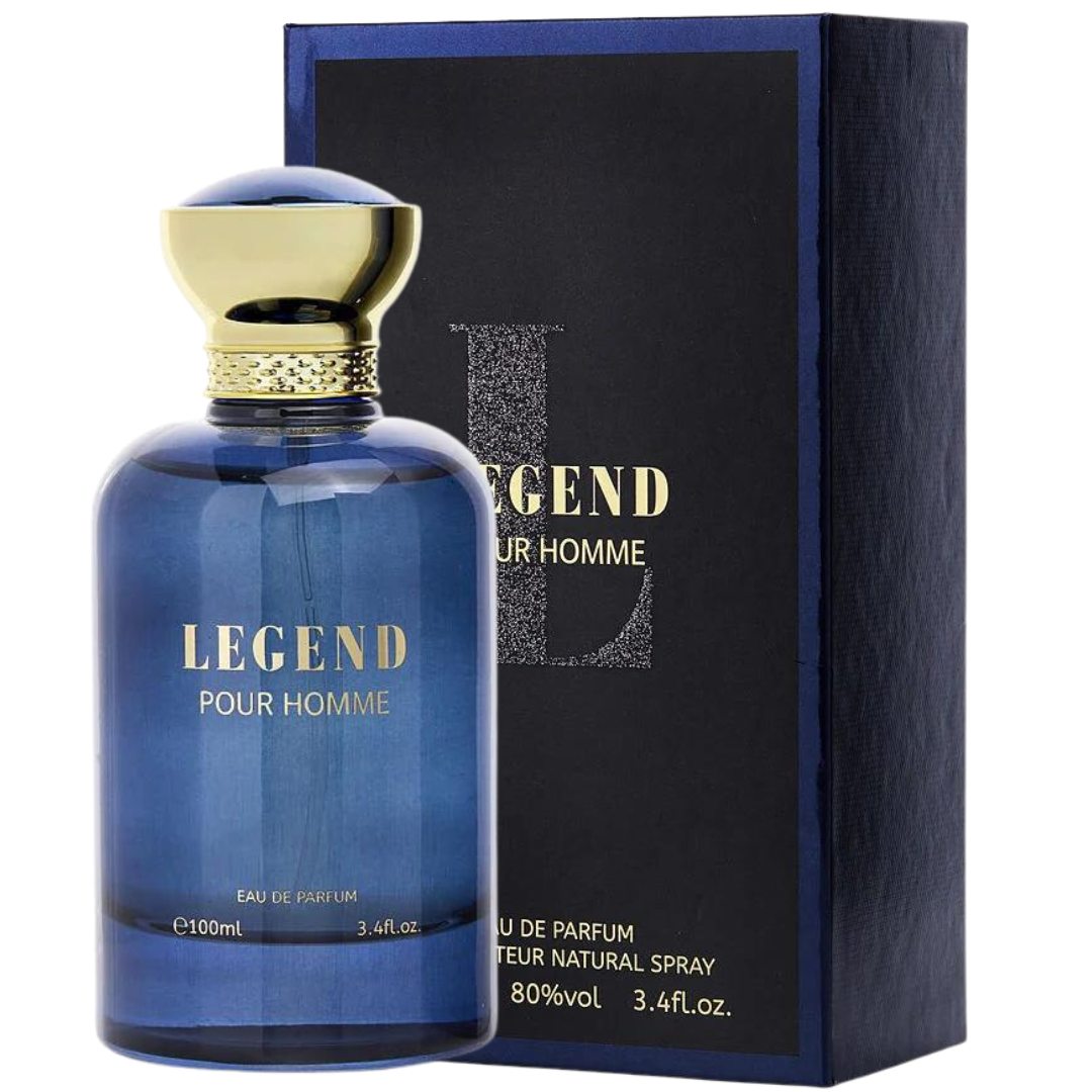Legend Pour Homme Eau de Toilette Spray for Men (3.4 oz)