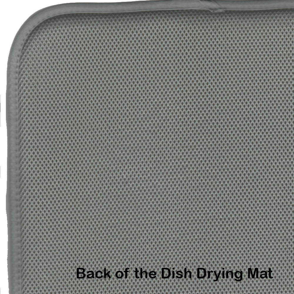 Cow Lick Black and White Cow Dish Drying Mat – Absorbent, Artistic Kitchen Essentials MW1273DDM