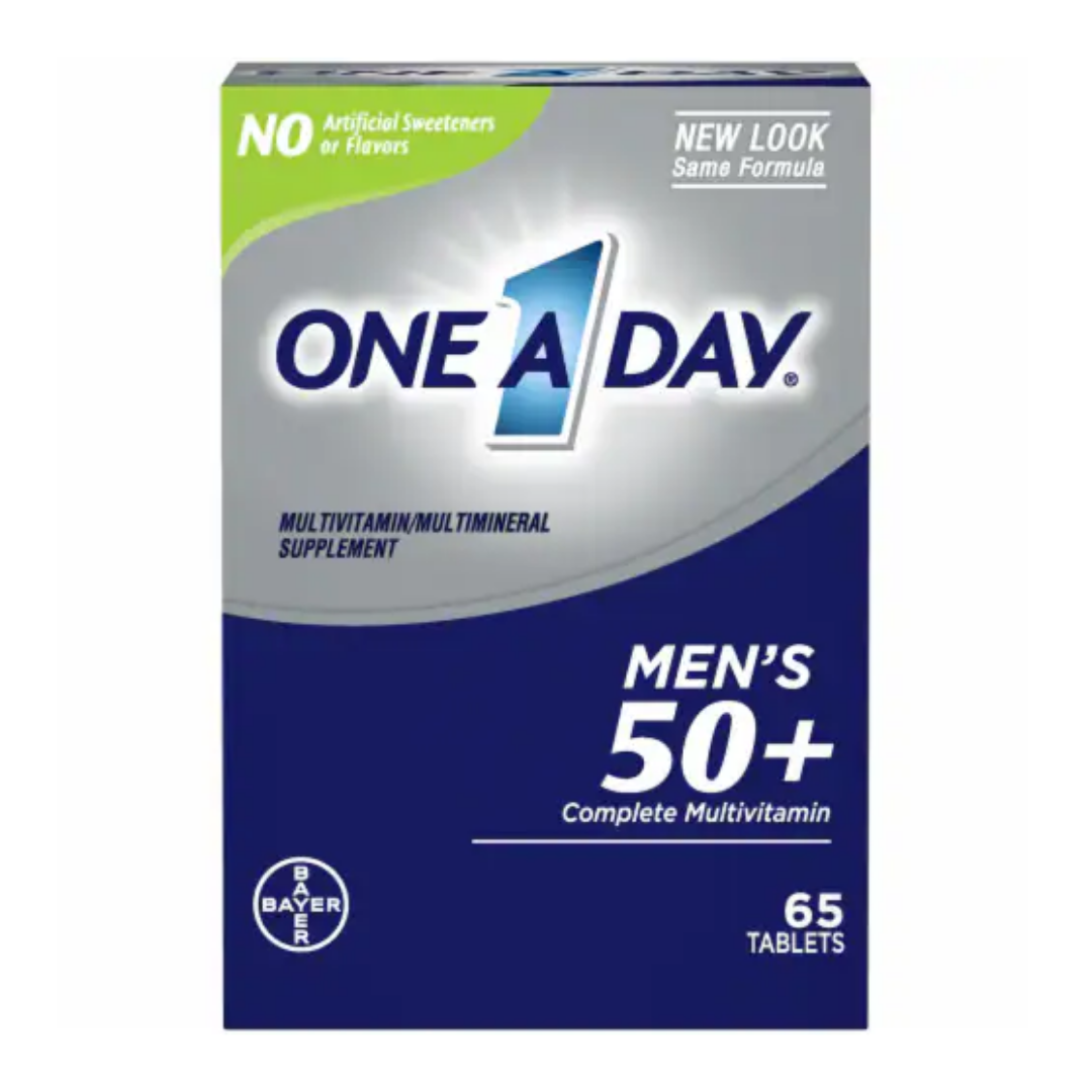 One A Day Men 50+ Multivitamin Tablets (65 count)