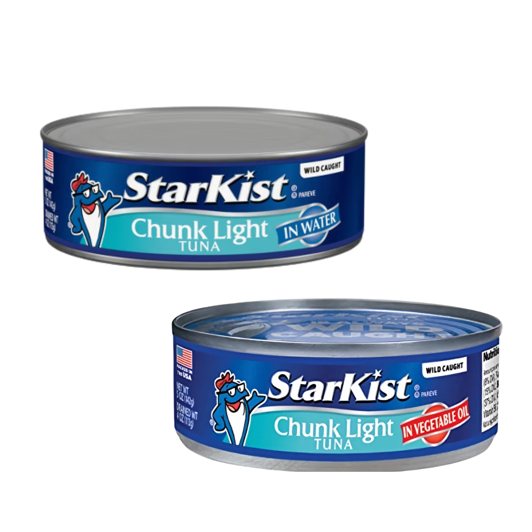 Starkist Atún Claro en Agua o Aceite 5 oz – Elige tu opción