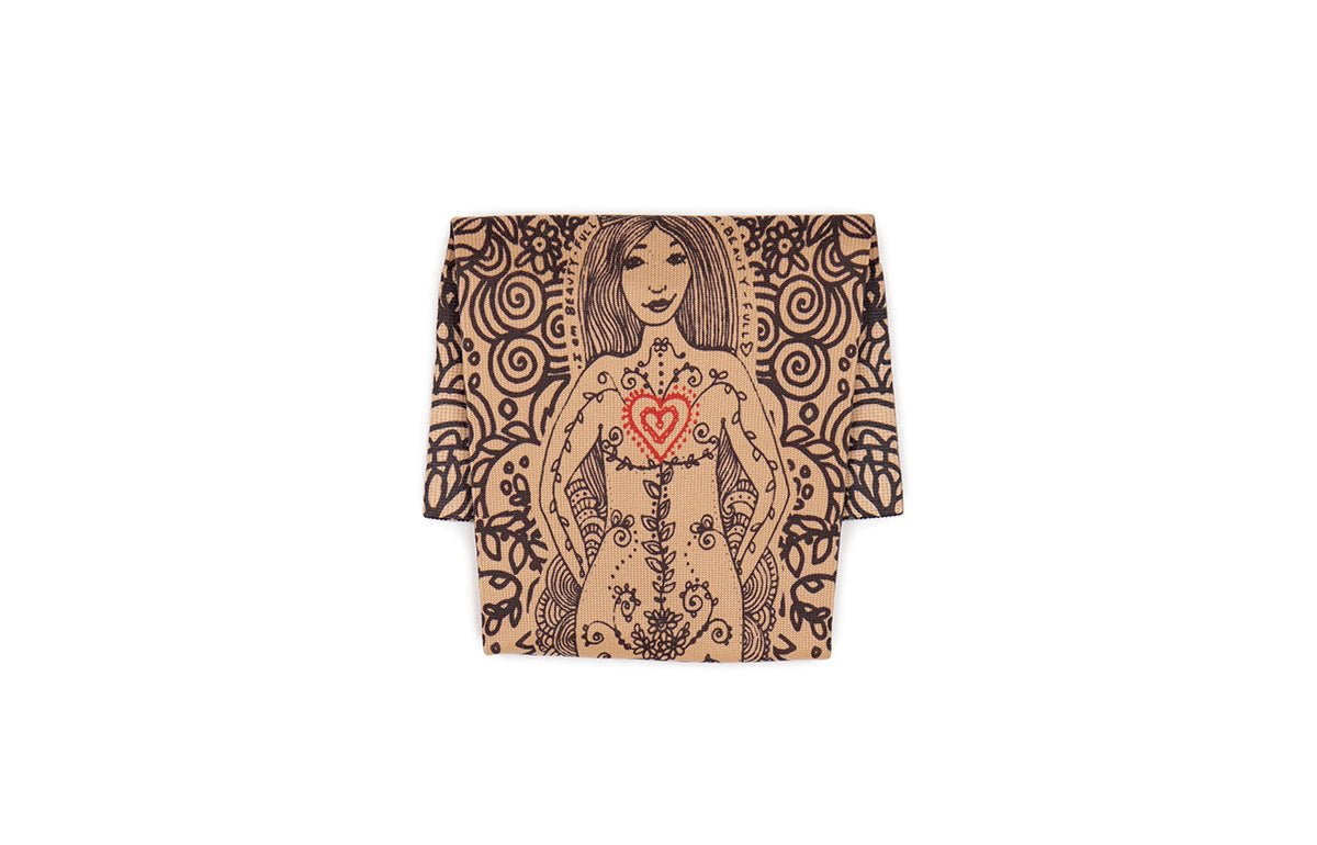 Beauty-Full Beige Gradient Compression Arm Sleeve